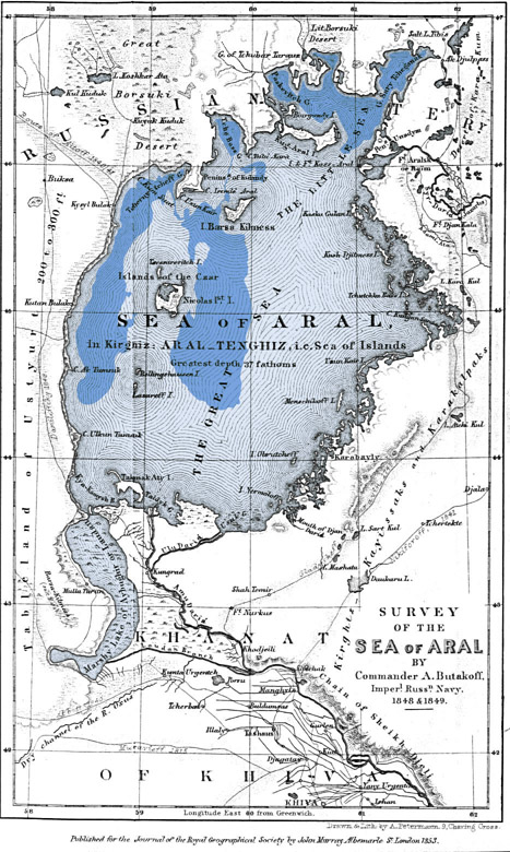 Aral Sea Map